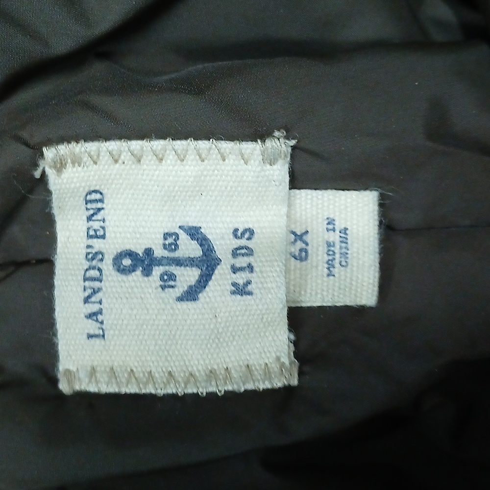 Lands End Waterproof Ski Snow Pants Brown Size 6x - Picture 5 of 9